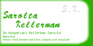 sarolta kellerman business card